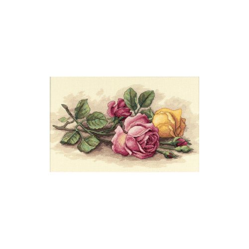 (image for) Rose Cuttings Counted Cross Stitch Kit